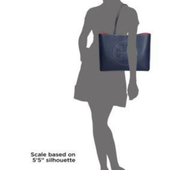 Tory Burch Perforated Logo Tote - Picture 4 of 5